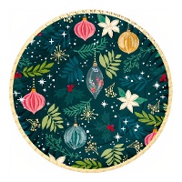 Vassoio da 30 cm decorativo natalizio - 2 unità