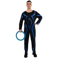 Costume futuristico di Tron per uomo