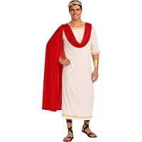 Costume da romano con mantello per uomo