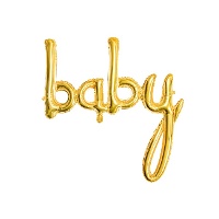 Palloncino Lettere Baby di 73,5 x 75,5 cm - PartyDeco
