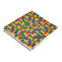 Tovaglioli Happy Birthday Lego 16,5 x 16,5 cm - 12 pezzi