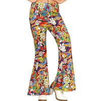 Pantaloni hippie anni '60 per donna