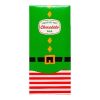 Scatola per tavoletta di cioccolato Elfica di 16 x 7,5 x 2,5 cm - 5 unità