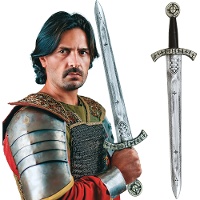 Spada medievale cristiana da 60 cm