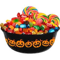 Ciotola Halloween con zucche