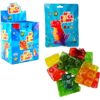 Blocchi di caramelle gommose DIY 384 g - 12 unità