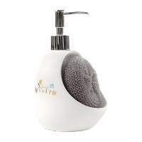 Dispenser di sapone con spugna Fiori