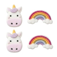 Marshmallow a forma di unicorno - 12 pezzi