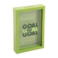 Salvadanaio a tema calcio da 22 x 14,5 x 4 cm