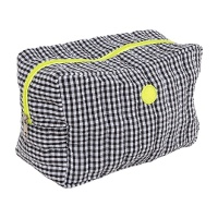 Necessaire vichy con cerniera fluo 24 x 12 x 16 cm