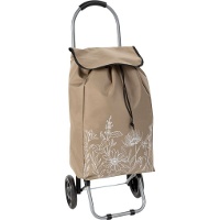 Carrello della spesa pieghevole 33 L con motivo floreale