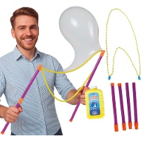 Kit per bolle giganti con aste e corda