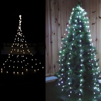Tenda di 200 luci per albero di Natale