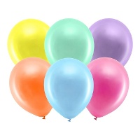 Palloncini in lattice da 23 cm colori assortiti - 10 pezzi