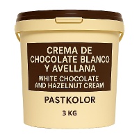 Crema di cioccolato bianco e nocciola da 3 kg - Pastkolor