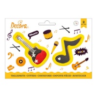 Tagliapasta nota e chitarra - Decora - 2 unità