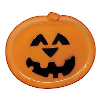 Piatto di zucca arancione 32 x 28 cm