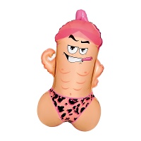 Pallone gonfiabile a forma di pene muscoloso - 68 cm