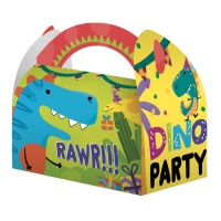 Scatola di cartone per feste Dino