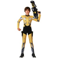 Costume da robot ape giallo per bambini