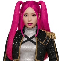 Parrucca K-Pop pink charm per donna - DISPONIBILE DICEMBRE 2025