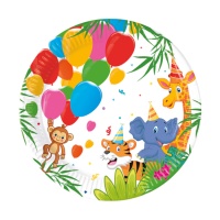 Piatti Jungle Party Animals 19,5 cm - 8 pz.