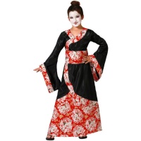 Costume da geisha in kimono per bambina