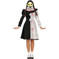 Costume da clown spaventoso insanguinato da donna