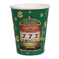 Bicchieri da Casinò verdi da 270 ml - 10 pezzi