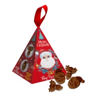 Piramide natalizia con cioccolatini da 40 gr - Dekora - 1 unità