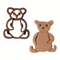 Tagliabiscotti a forma di orsacchiotto - Decora