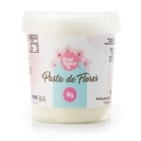 Pasta di gomma per fiori bianca da 1 kg - Sweetkolor