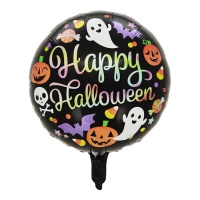 Palloncino iridescente Happy Halloween 45 cm - Party love