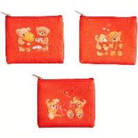 Portamonete con orsetti amorevoli - 1 pezzo