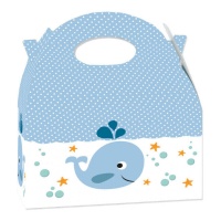 Scatola di cartone Little Whale - 12 pezzi.