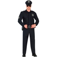 Costume da poliziotto della grande città per uomo