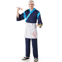 Costume da cuoco di sushi per uomo