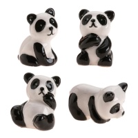 Cake toppers orso panda 3 cm - Dekora - 50 pz.