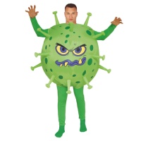 Costume virus gonfiabile da adulto