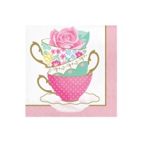 Tovaglioli Teatime 16,5 x 16,5 cm - 16 pz.