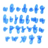 Kit di marcatori per biscotti con lettere minuscole