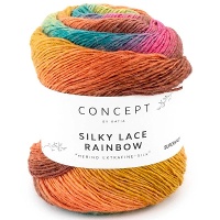 Silky Lace Rainbow da 50 g - Katia