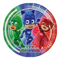 Piatti Pj Masks 23 cm - 8 pz.