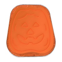 Stampo a forma di zucca usa e getta in alluminio da 26 x 24 cm