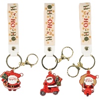 Portachiavi di Babbo Natale - 1 pezzo