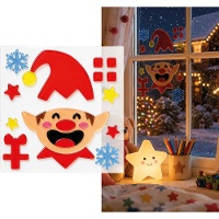 Decorazione adesiva in gel a tema elfo