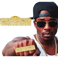 Anello Gangsta in stile hip hop