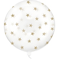 Palloncino Orbz trasparente con stelle da 60 cm