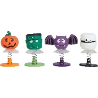 Figure di Halloween saltanti - 4 unità
