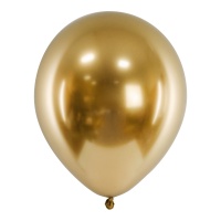 Palloncini in lattice cromati da 12 cm - PartyDeco - 50 pezzi